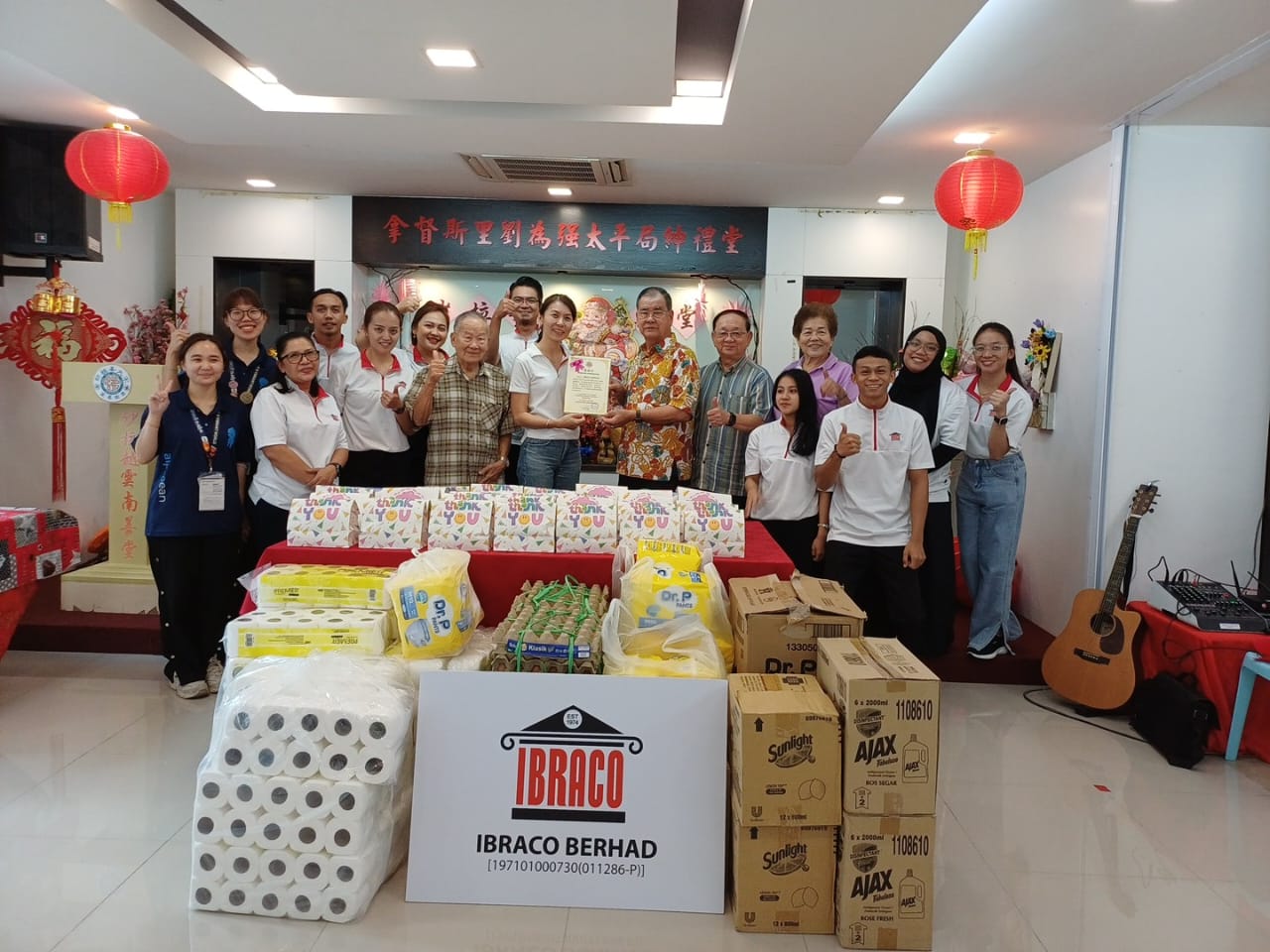 IBRACO SPENDS GOLDEN TIME WITH SENIOR CITIZENS AT THE HUN NAM SIANG TNG.